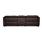 Tangram Dark Brown Leather Three-Seater Sofa from Himolla 10