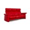 Red Leather Paloma 3-Seat Sofa from Stressless 9