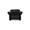 Black Leather Elena Armchair from Koinor 10