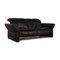 Black Leather Elena 3-Seat Sofa with Relax Function from Koinor, Image 6