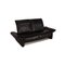 Black Leather Elena 3-Seat Sofa with Relax Function from Koinor 3