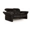 Black Leather Elena 2-Seat Sofa with Relax Function from Koinor, Image 6