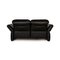 Black Leather Elena 2-Seat Sofa with Relax Function from Koinor 8