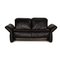 Black Leather Elena 2-Seat Sofa with Relax Function from Koinor, Image 1
