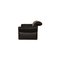 Black Leather Elena 2-Seat Sofa with Relax Function from Koinor 9