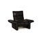 Sofá de tres plazas, sofá de dos plazas y sillón de cuero negro con función Relax de Koinor. Juego de 3, Imagen 5