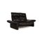 Sofá de tres plazas, sofá de dos plazas y sillón de cuero negro con función Relax de Koinor. Juego de 3, Imagen 4