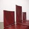 Arcadia Dining Chairs in Metal and Leather from B&B Italia / C&B Italia, Italy, 1980s, Set of 6 3