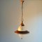 Italian Pendant in Frosted Glass, 1950s 10