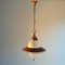 Lampe à Suspension en Verre Givré, Italie, 1950s 10