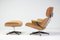 670/671 Lounge Chair and Ottoman in Natural Leather by Charles & Ray Eames 11