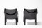 Cassina Cab 414 Lounge Chairs by Mario Bellini, Set of 2 8