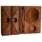 African Mahogany Chip Carved Sculpture by Michael Rozell 1