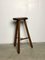 Sculpted Figured Walnut Counter Stool by Michael Rozell 2