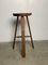 Sculpted Figured Walnut Counter Stool by Michael Rozell 8