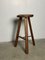 Sculpted Figured Walnut Counter Stool by Michael Rozell, Image 4