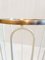 White Italian Iron & Brass Umbrella Stand, 1950s, Image 5