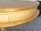 Consolle in pergamena e legno con putti dorati e ripiano in vetro di Associazione Artigiani Canturini, Italia, anni '50, Immagine 8