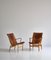 Scandinavian Modern Eva Lounge Chairs by Bruno Mathsson for Dux, 1960s, Set of 2 3