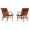 Scandinavian Modern Eva Lounge Chairs by Bruno Mathsson for Dux, 1960s, Set of 2 1