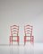 Italian Ferrante Ladderback Chairs by Gio Ponti for A. Bulleri & Co, 1950s, Set of 2 3