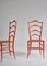 Italian Ferrante Ladderback Chairs by Gio Ponti for A. Bulleri & Co, 1950s, Set of 2 9
