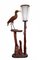 Vintage Wooden Lamp with Bird by Aldo Tura, Italy, 1950s, Image 1