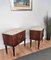 Mid-Century Italian Art Deco Nightstands with White Marble Tops, Set of 2 7