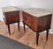 Mid-Century Italian Art Deco Nightstands with White Marble Tops, Set of 2 6