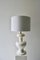 Large Mid-Century American Table Lamp in White, Image 2