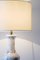 Tall Mid-Century American White Table Lamp in Ceramic, Image 5