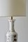 Tall Mid-Century American White Table Lamp in Ceramic 7