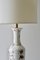 Tall Mid-Century American White Table Lamp in Ceramic, Image 7