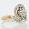 Belle Epoque Diamond Swirl Ring in 18 Karat Yellow Gold, 1920s 8