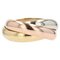 Moderner französischer Trinity Ring aus 18 Karat Gold von Cartier 1