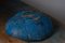 Large Antique Swedish Wood Bowl in Blue and White, Image 6