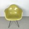 Sedia DAR color limone con base Eiffel originale di Eames per Herman Miller, Immagine 3