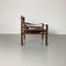Sirocco Stuhl aus braunem Leder von Arne Norell 3