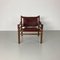 Sirocco Stuhl aus braunem Leder von Arne Norell 2