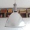 Lámpara colgante vintage grande en forma de campana de metal, Imagen 1