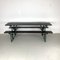 Vintage German Black Beer Table & Benches, Set of 3 4