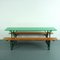 Vintage German Painted Beer Table & Benches, Set of 3 1