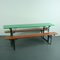 Vintage German Painted Beer Table & Benches, Set of 3, Image 2