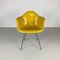 Dax Canary Yellow Fibreglass Chair by Eames for Herman Miller, Image 1