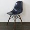 Blaue DSW Beistellstühle von Eames für Herman Miller, 4er Set 5