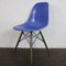 Blaue DSW Beistellstühle von Eames für Herman Miller, 4er Set 9