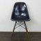 Blaue DSW Beistellstühle von Eames für Herman Miller, 4er Set 24