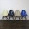 Chaises d'Appoint DSW Bleues par Eames pour Herman Miller, Set de 4 22