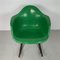 Sedia a dondolo Rar verde di Eames per Herman Miller, Immagine 2