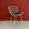 Vintage White Side Chair by Harry Bertoia 1